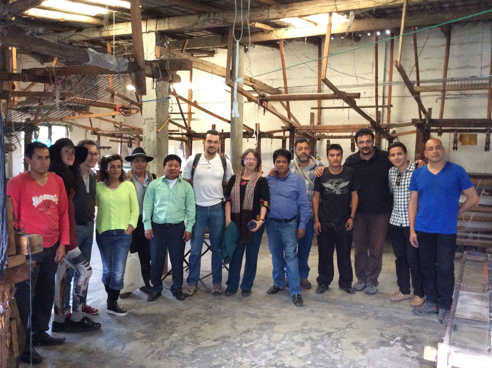 Visita al taller de telares de pedal del maestro rebocero Luis Rodríguez, en Tenancingo, Estado de México Visita al taller de telares de pedal del maestro rebocero Luis Rodríguez, en Tenancingo, Estado de México